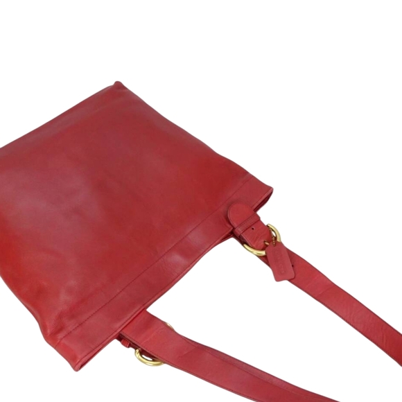 Coach Lafayette Tote Bag In Red Glove-tanned Leather - Picture 2 of 8